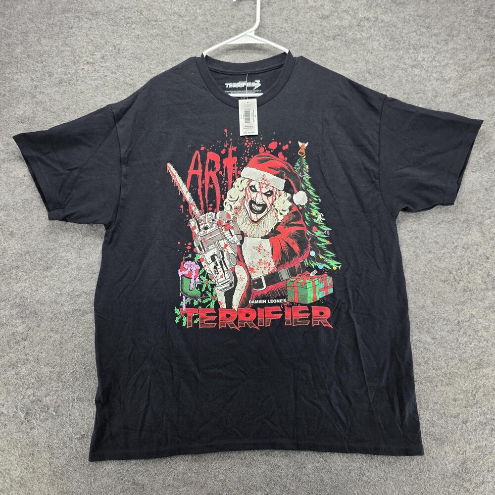 Goodie Two Sleeves Terrifier Shirt Mens XL Black Short Sleeve Art The Clown